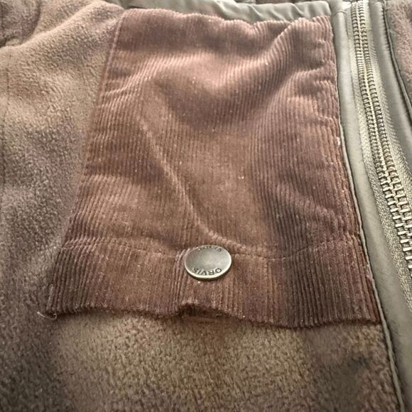 Orvis Men's Diamond Quilted Fleece Lined Full Zip Puffer Vest Brown Size XXL - Picture 7 of 8